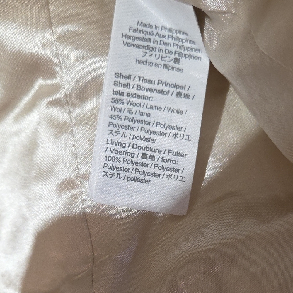 J. Crew White and Black Cropped Blazer with Textured Fabric - Picture 7 of 7